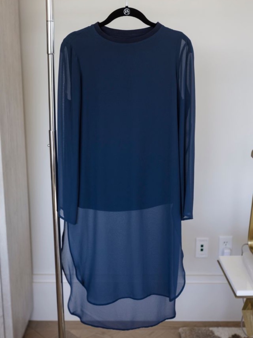 Zara Woman Sheer Lined Blouse